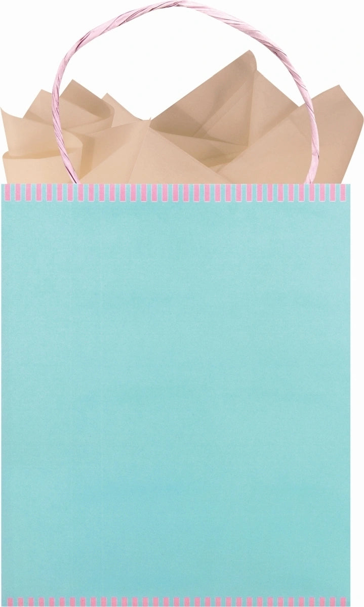 Mint | Two-Tone Kraft Tote