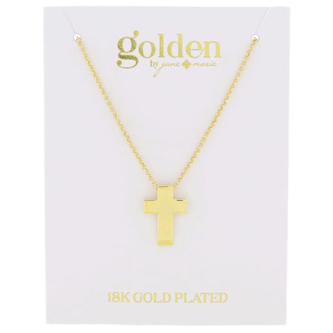 Thick Cross Necklace