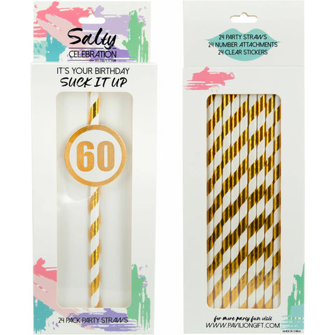 Party Straws 24 Pack | 60