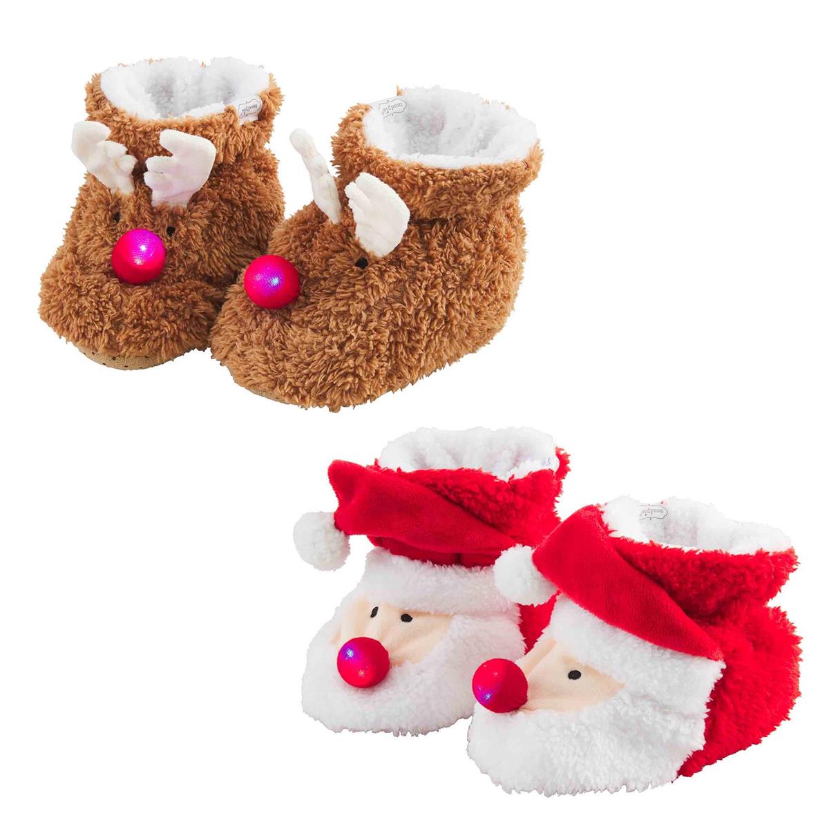 Christmas Light-Up Slippers