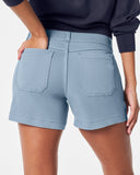 Spanx Twill Shorts 4" | Mountain Blue