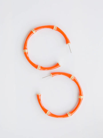 Charleston Earrings | Orange