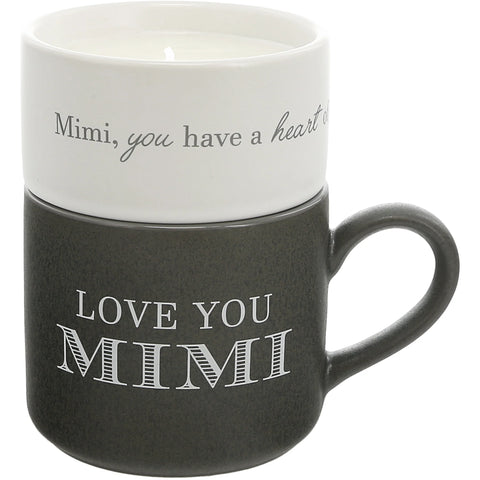 Mimi Stacking Mug & Candle Set