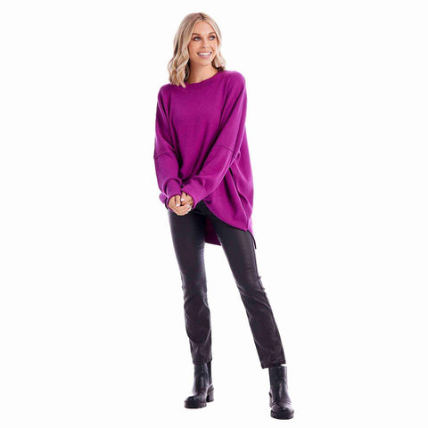 Astrid Sweater | Purple