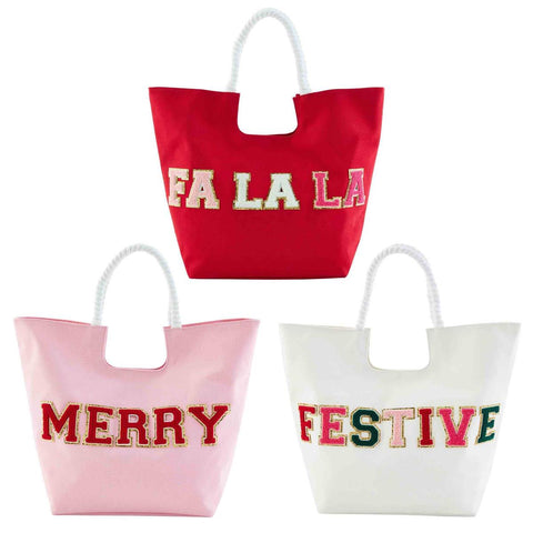 Holiday Patch Totes