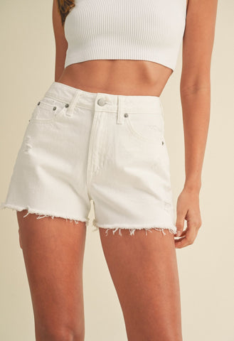 Beach Daze Shorts | White