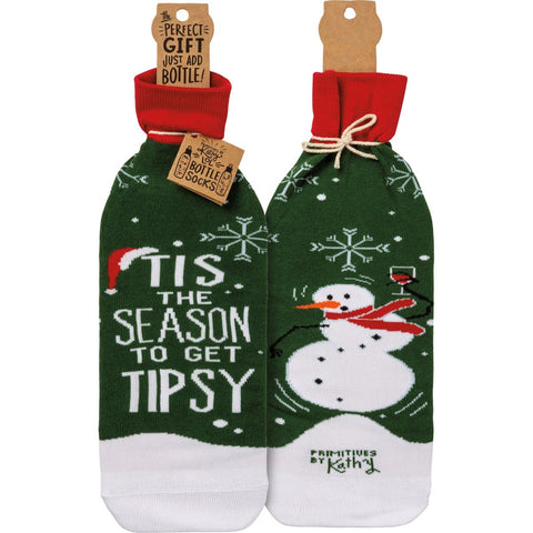 Holiday Bottle Socks