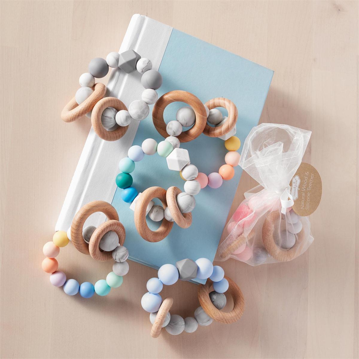 Silicone Wooden Teether