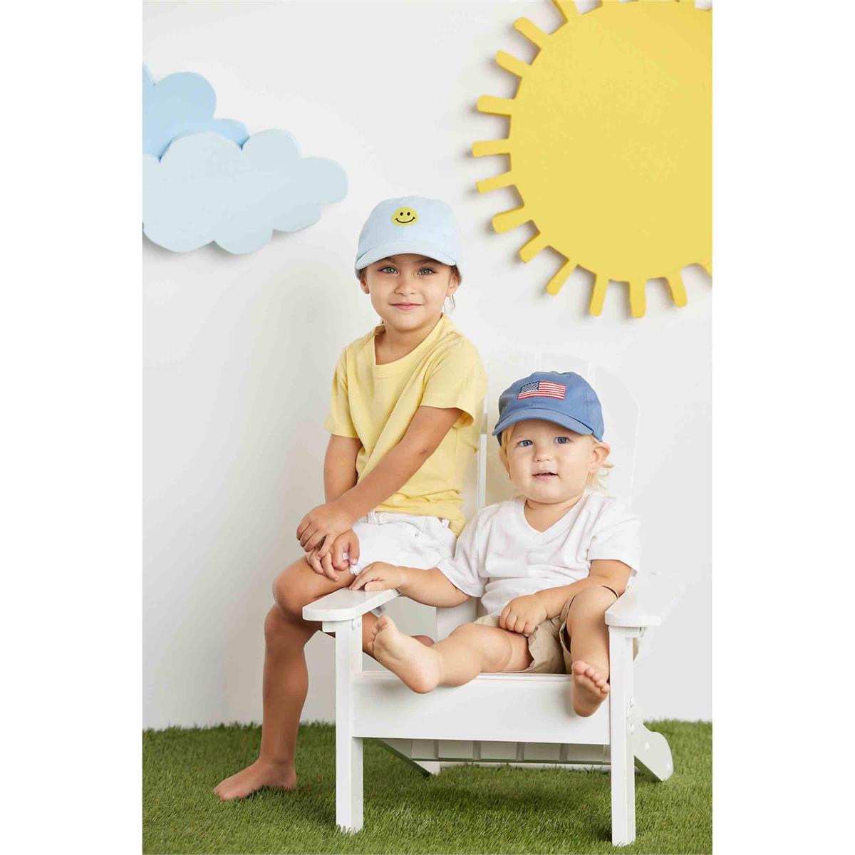 Smiley Face Embroidered Hat