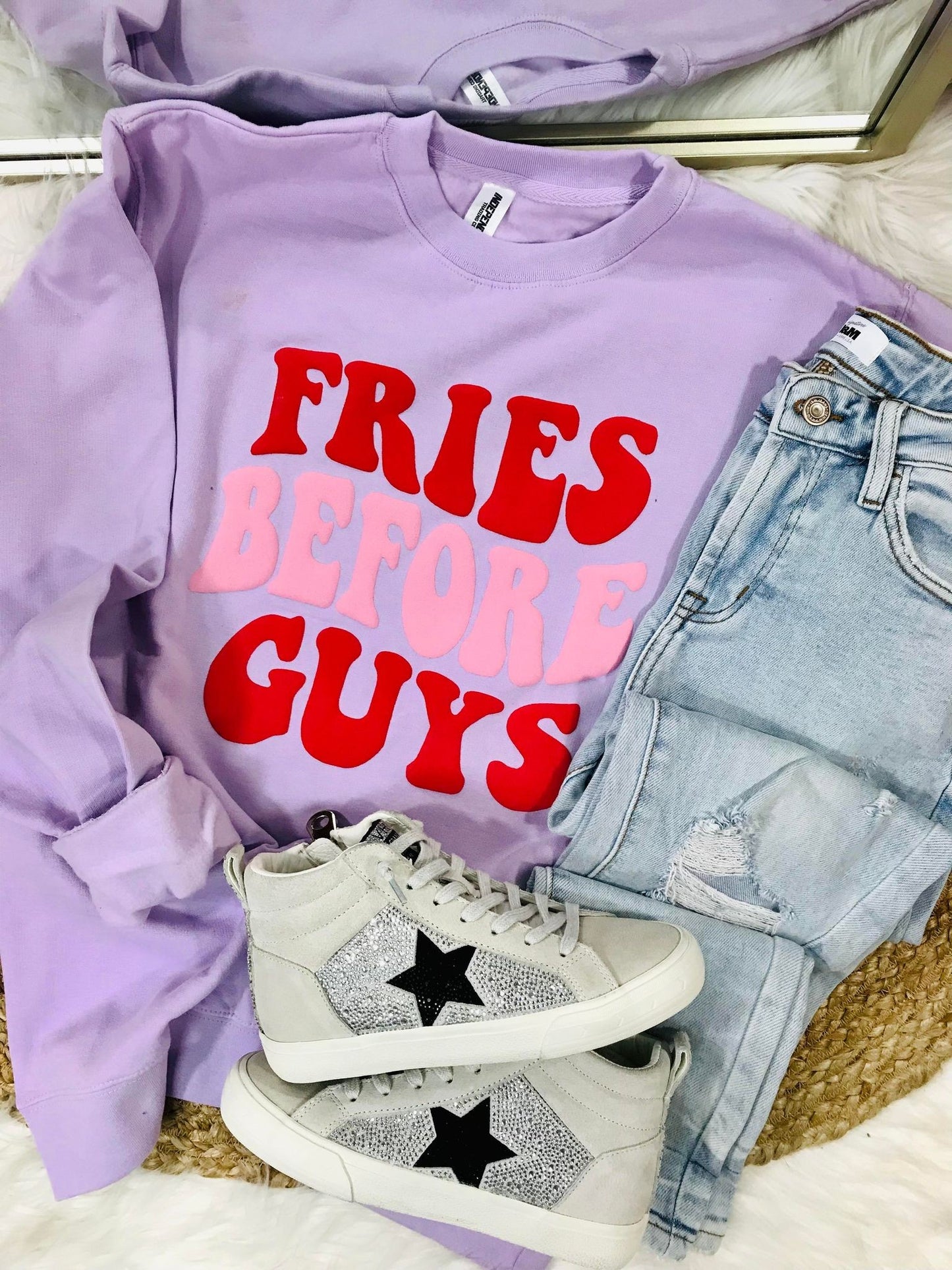 Fries Before Guys Sweatshirt
