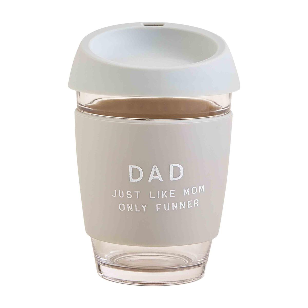 Dad Coffee Travel Glass