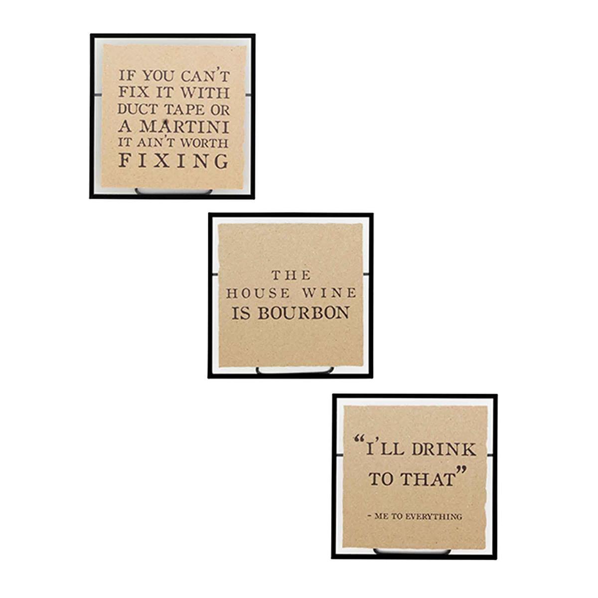 Kraft Drinking Plaques