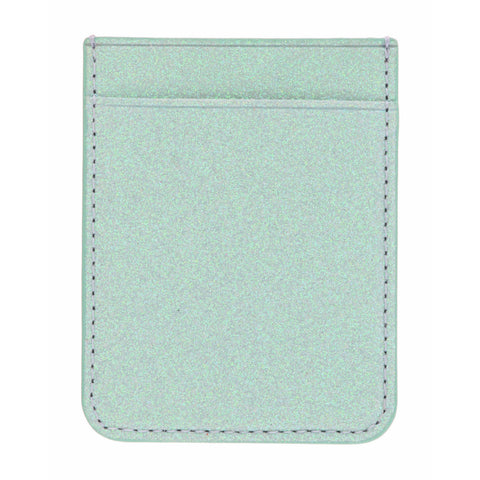 Mint Glitter Phone Wallet