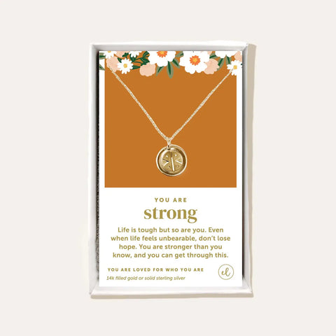 Strong | Disc Necklace