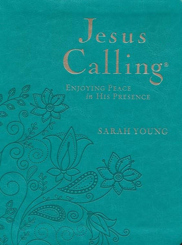 Jesus Calling- Teal Leather
