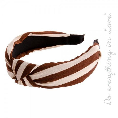 Caramel Stripe Headband