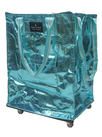 Simply Rolling Tote | Turquoise