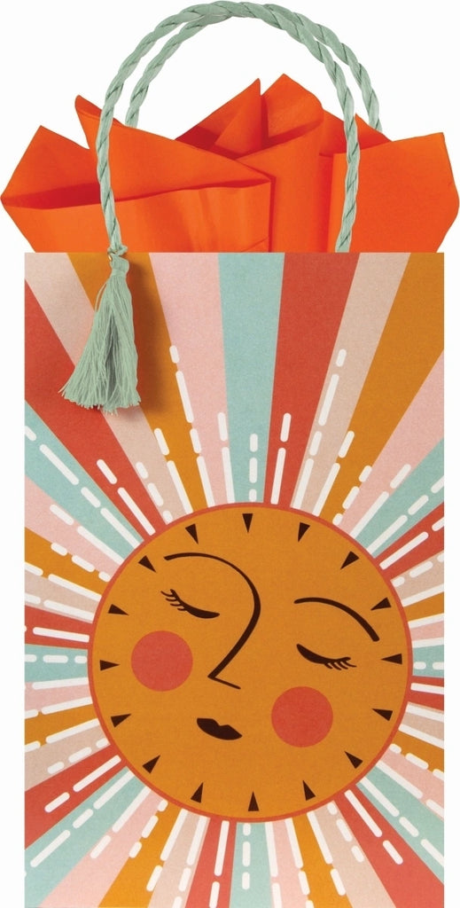 Solar Flair Small Kraft Tote