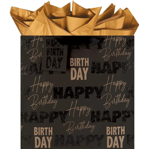 Golden Birthday Lux Gift Bag