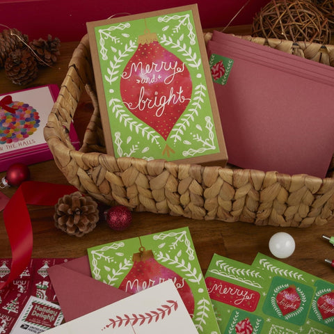 Merry Ornament Boxed Card Set