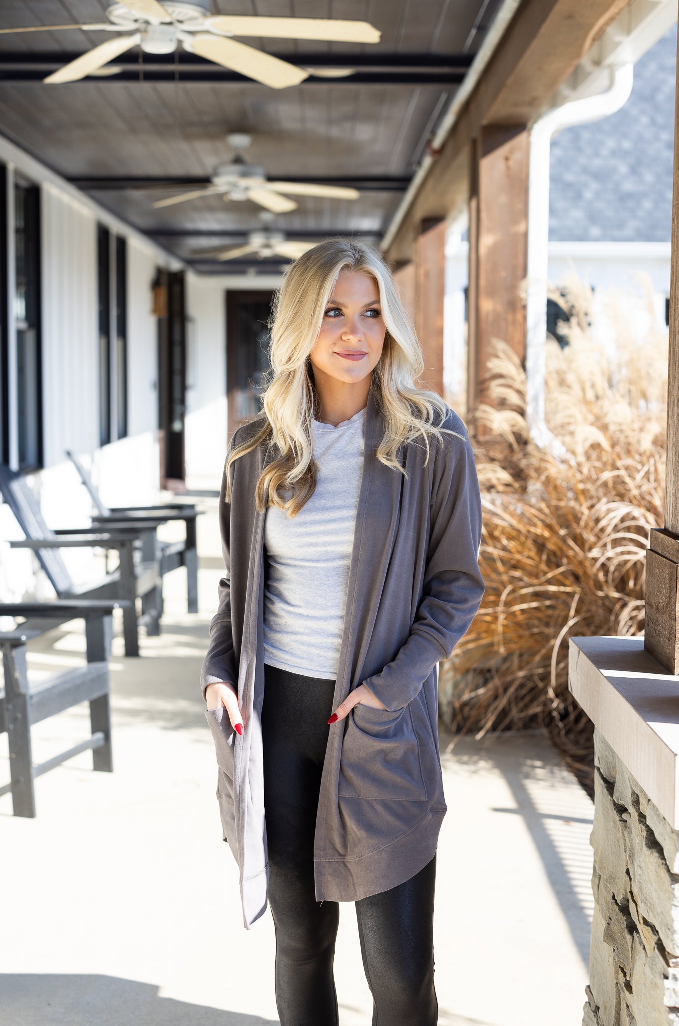 Weekend Brushed Cardigan