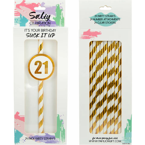 Party Straws 24 Pack | 21