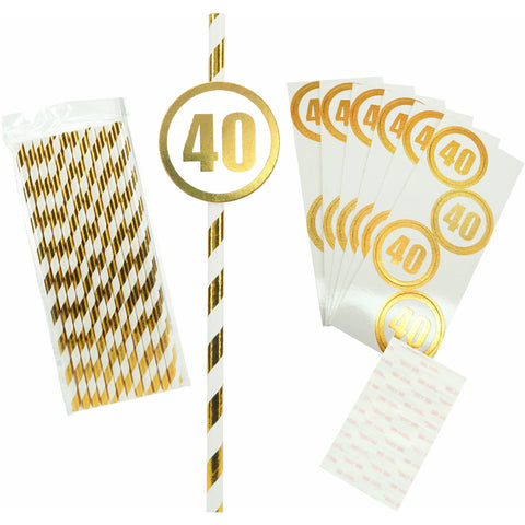 Party Straws 24 Pack | 40