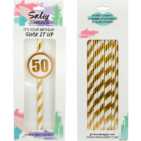 Party Straws 24 Pack | 50