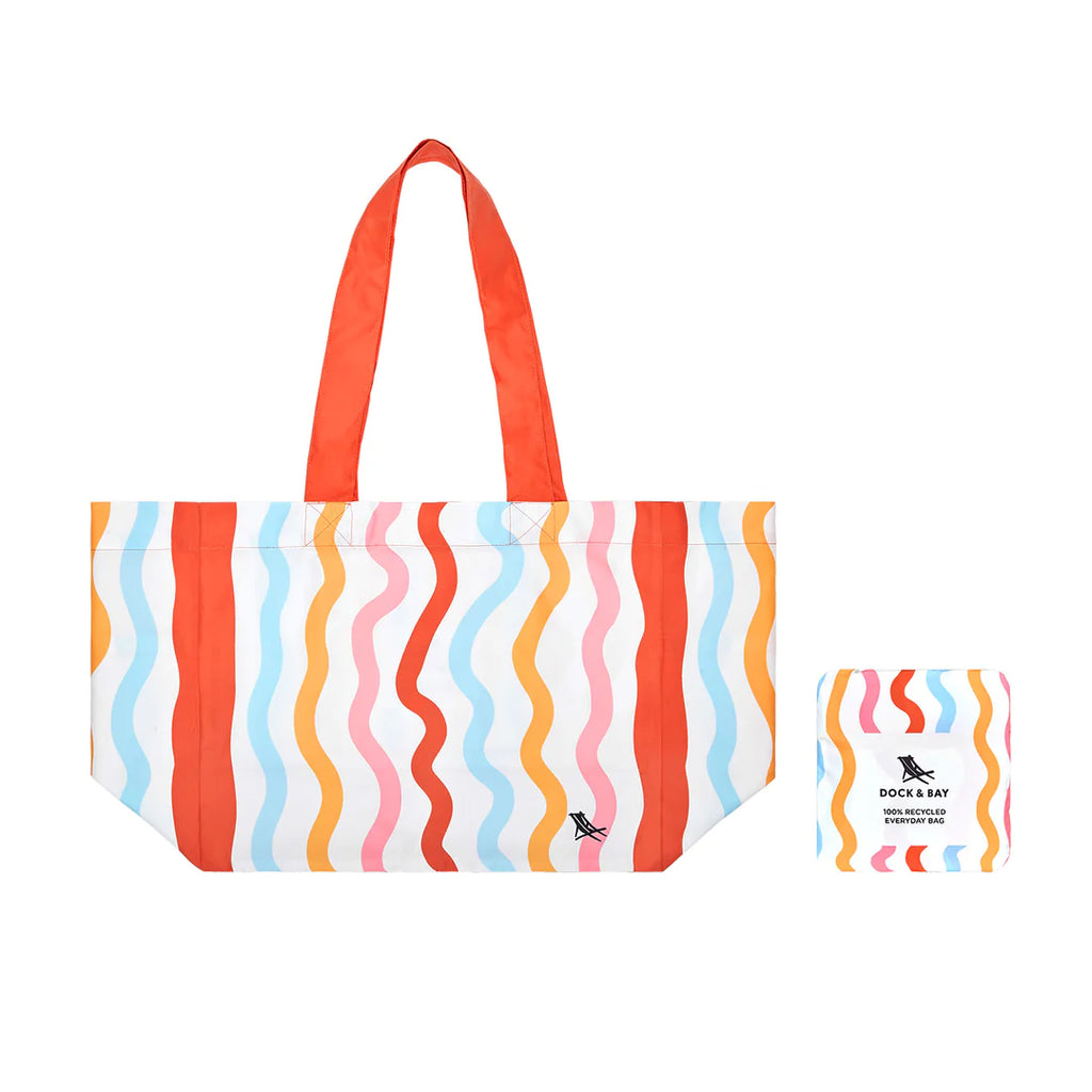 Dock & Bay Tote Bag | Squiggle Face