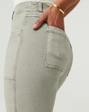 Spanx Twill Straight Leg Pant | Olive Oil