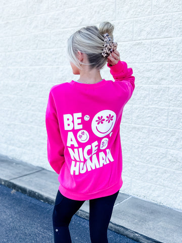 Be a Nice Human Sweatshirt