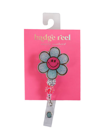 Flower Smile Badge Reel