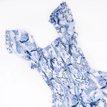 Leopard Palms Dress