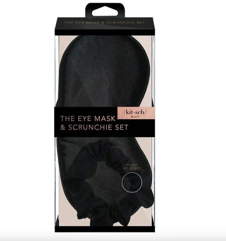Satin Eye Mask & Sleep Scrunchie Set