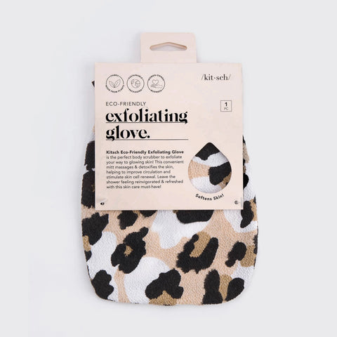 Exfoliating Glove | Leopard
