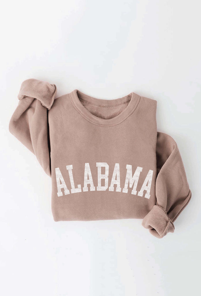 Alabama Graphic Sweatshirt | Tan