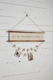 Thankful/Holiday Photo Card Holder