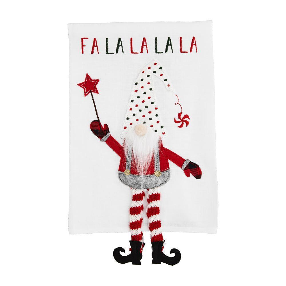 FaLaLa Dangle Leg Gnome Towel