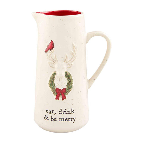 Eat, Drink & Be Merry Pitcher