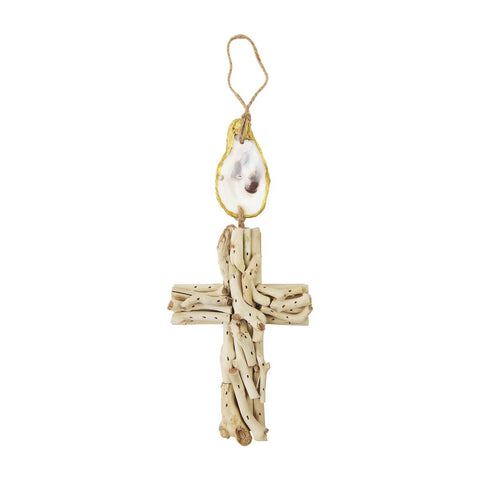Driftwood Cross Ornament
