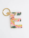 Forever Floral Initial Keychain