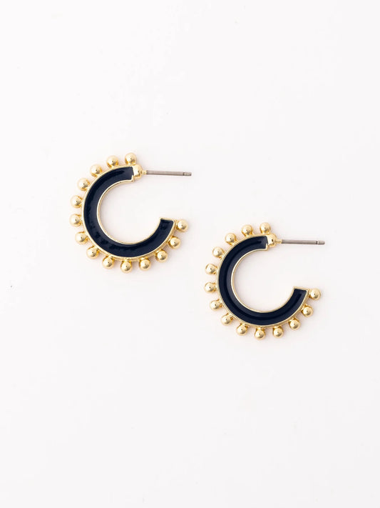 Hadley Earrings | Navy
