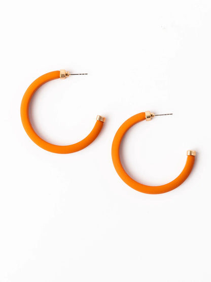 Amanda Earrings | Orange