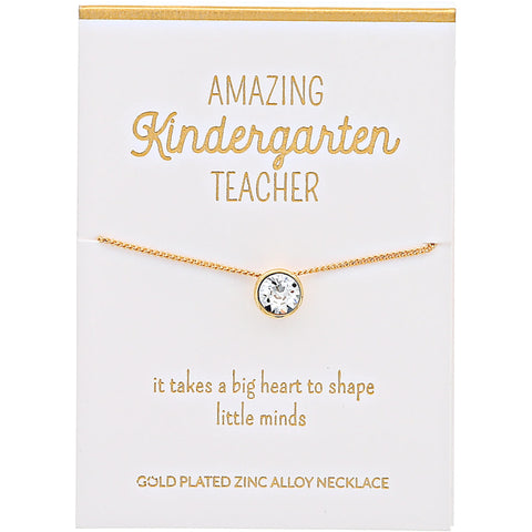 Amazing Kindergarten Teacher Necklace