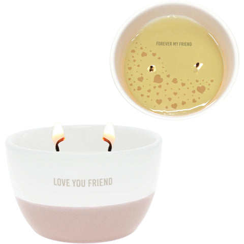 Love You Friend Reveal Candle