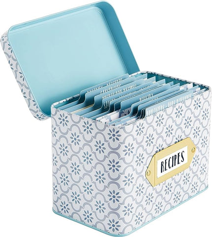 True Blue Recipe Card + Box Set