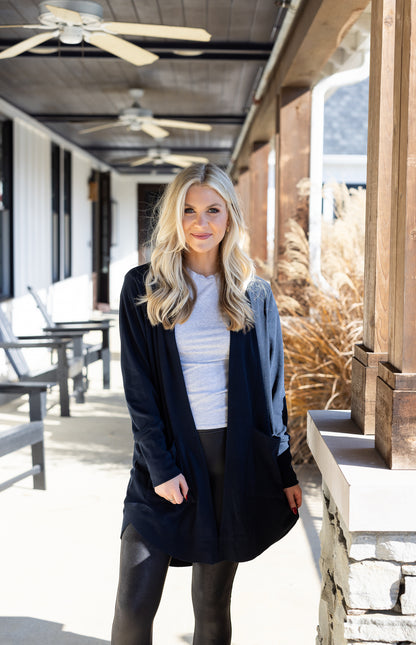 Weekend Brushed Cardigan