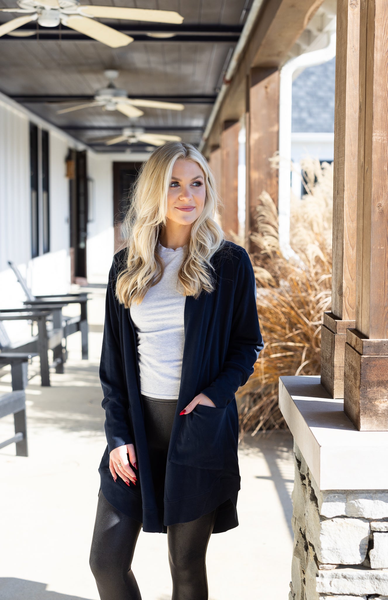 Weekend Brushed Cardigan