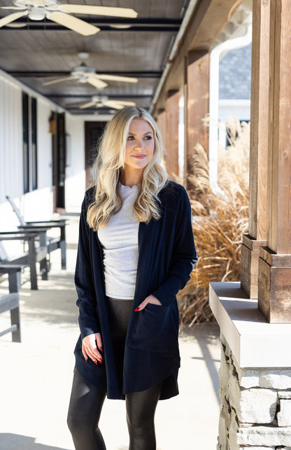 Weekend Brushed Cardigan