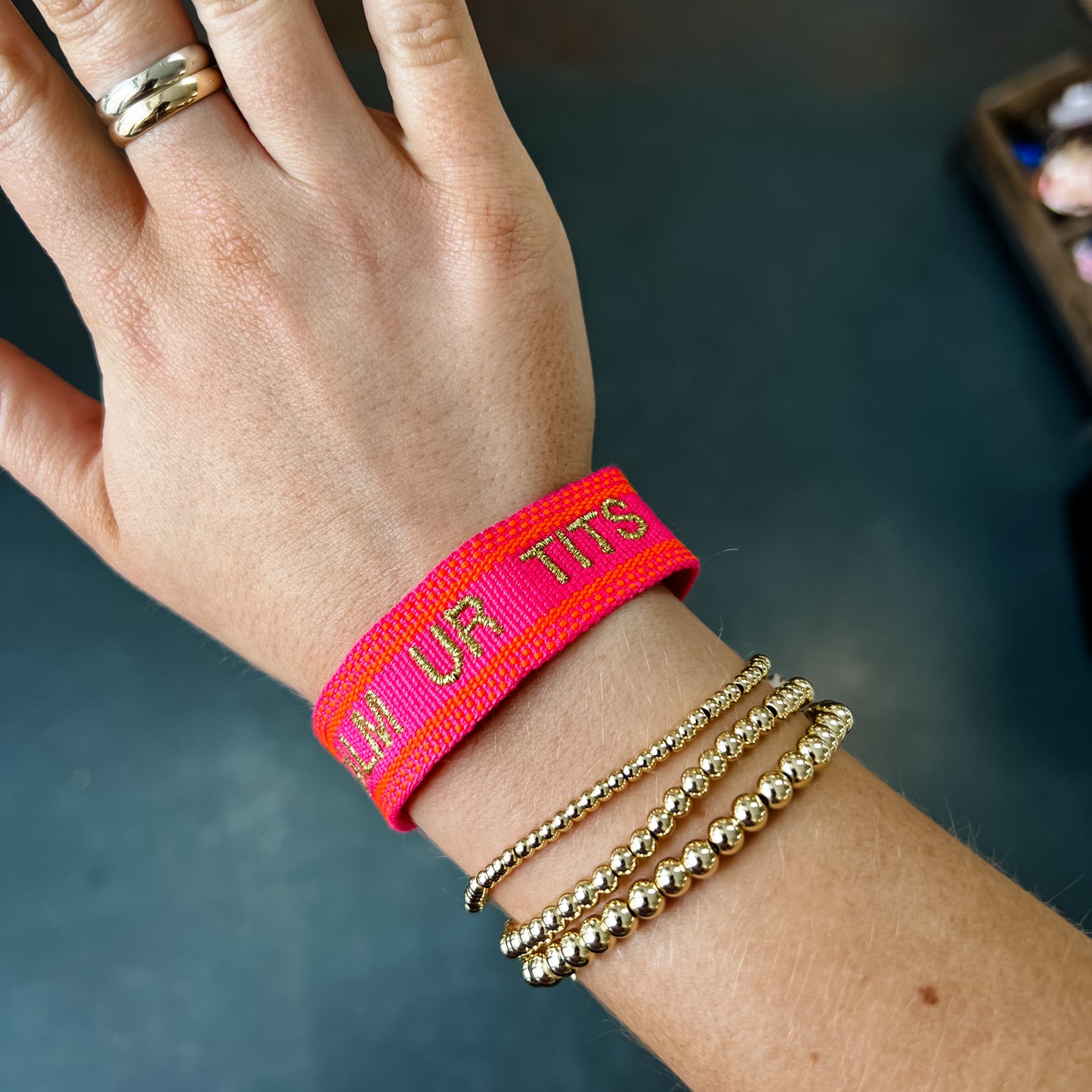 CALM UR TITS Tassel Bracelet
